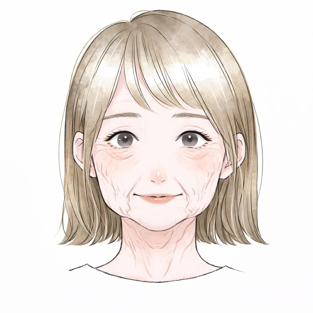 皮だるみしているタイプ